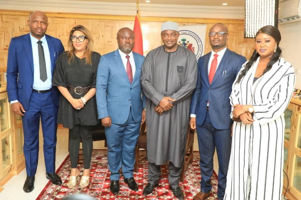 African Leadership Team visits President Adama Barrow, Vice President Isatou Touray, of the Gambia